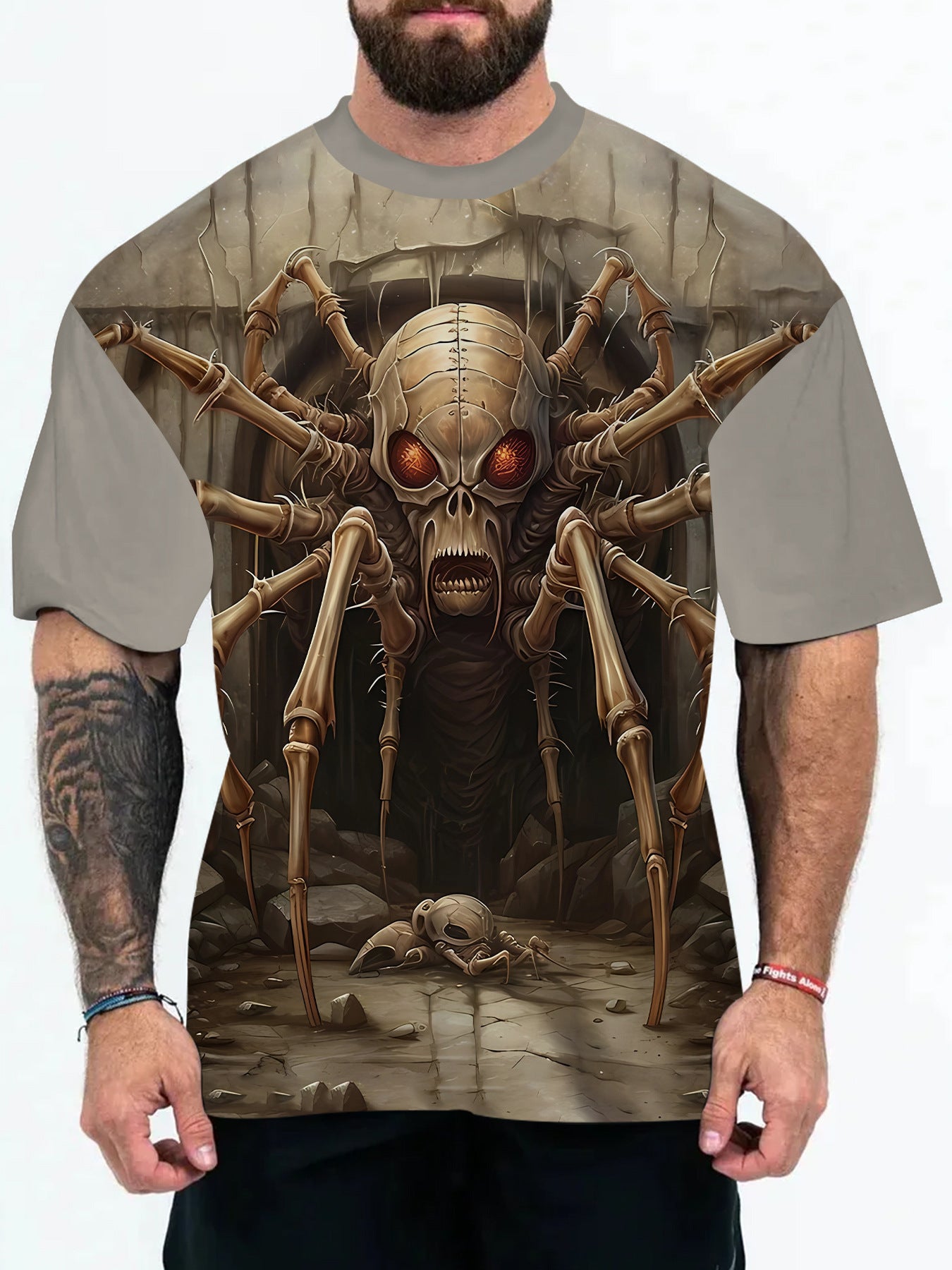 2025 New Animal Pattern 3D Digital Printing European and American Adult Men's T-Shirt Cross-Border Hooded Short-Sleeved Top